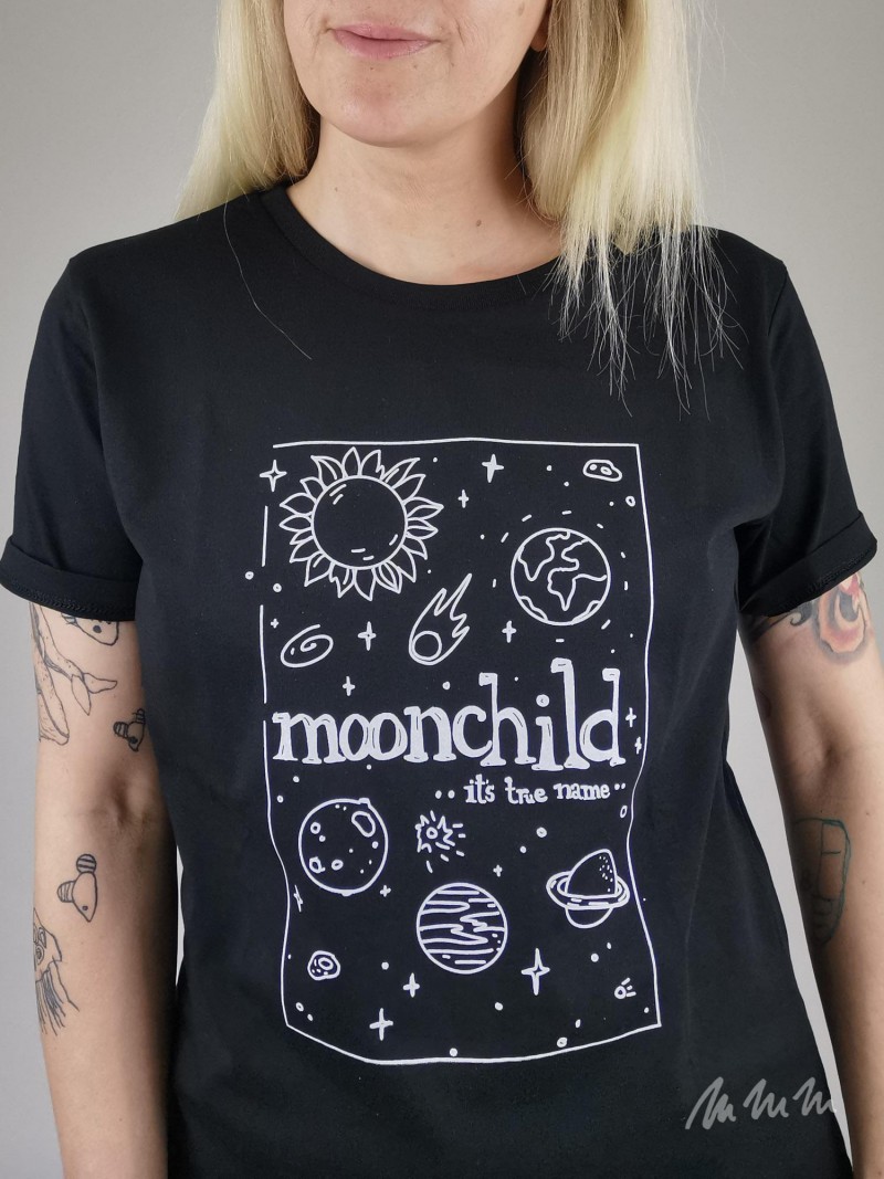 Tričko Dámské Moonchild Černé