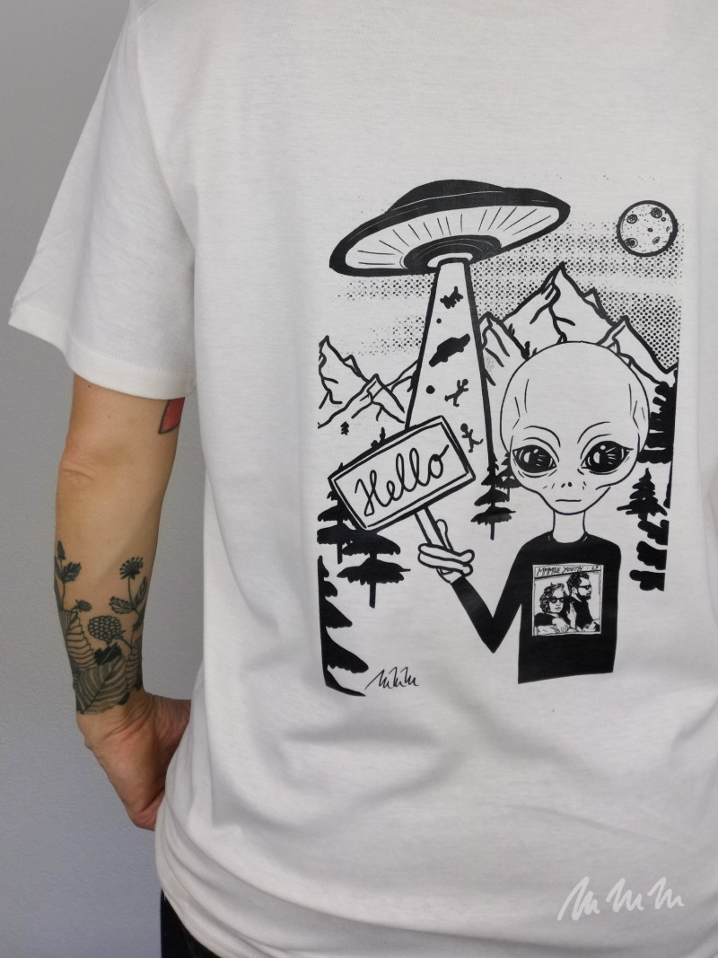 Tričko UNI Hello Alien...