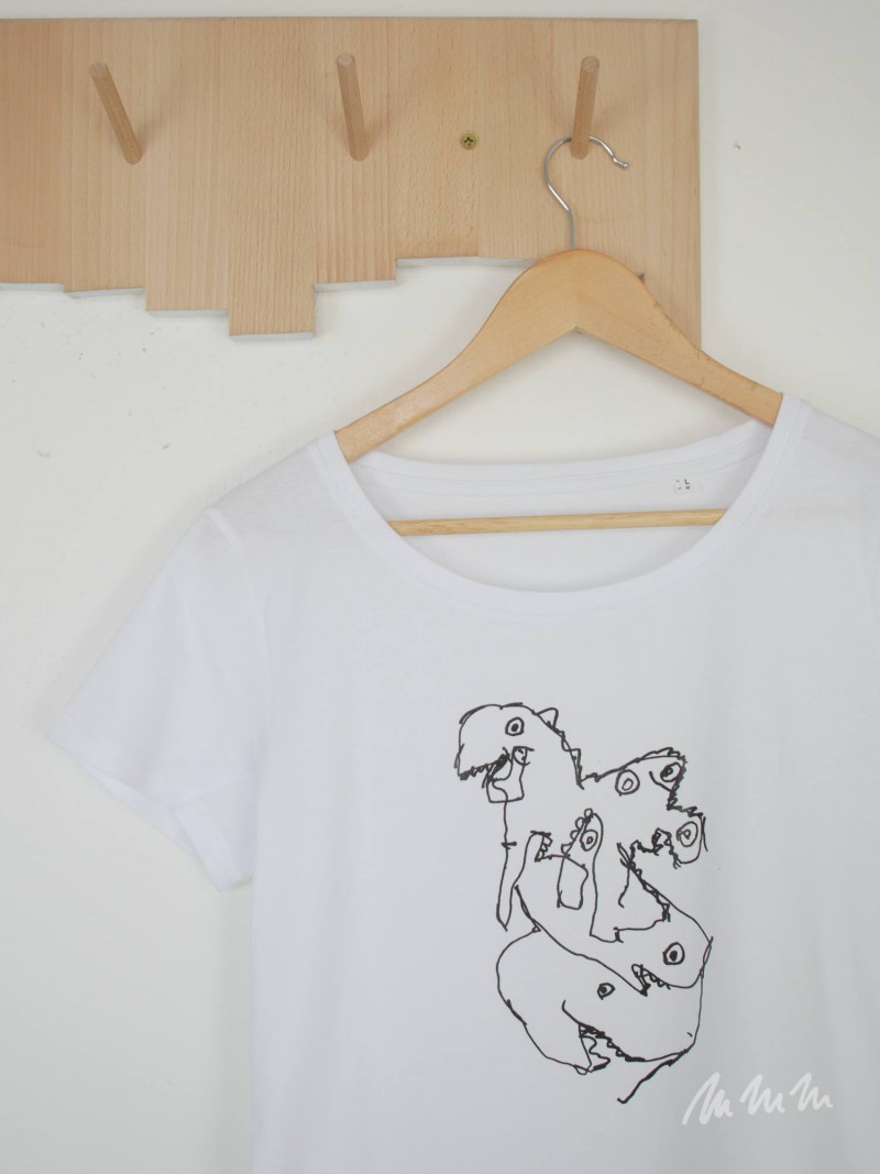 Tričko UNI Edovy Příšerky bílé