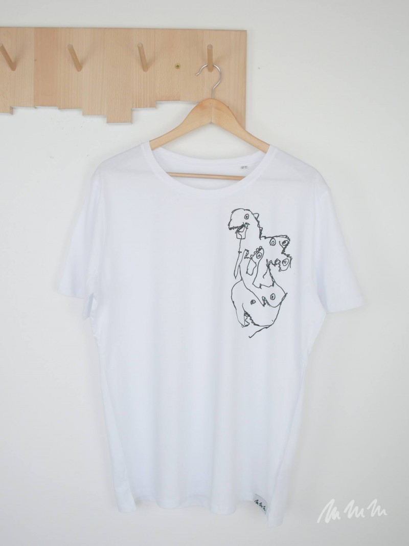 Tričko UNI Edovy Příšerky bílé