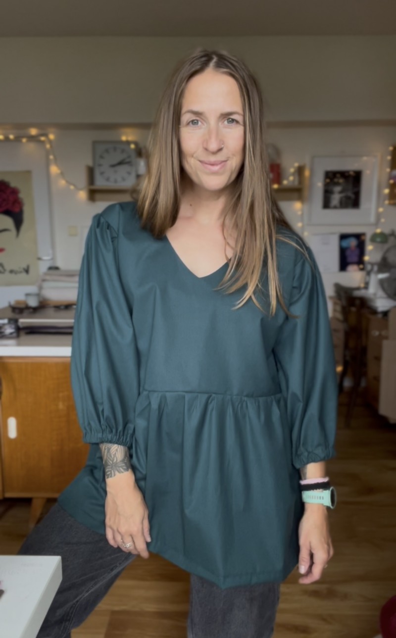 Halenka Agnes Puff Popelín...