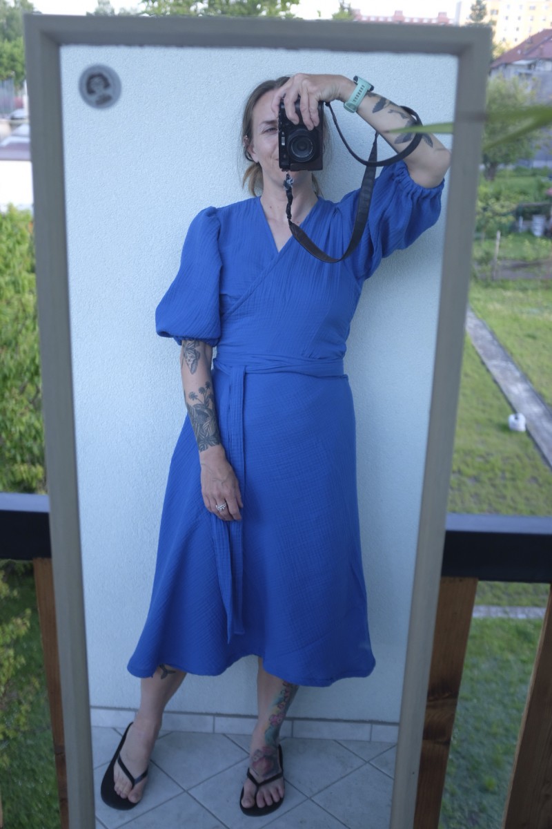 Šaty Sansa PUFF Mušelín...