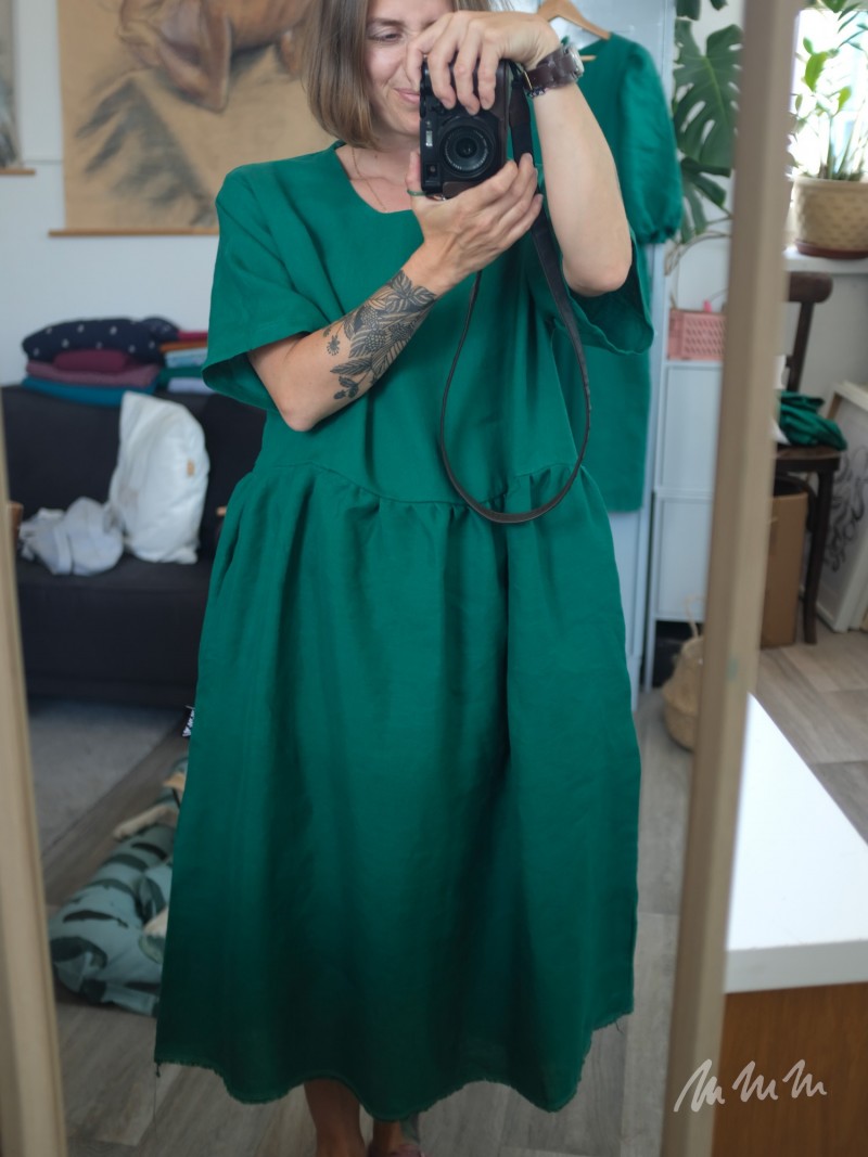 Šaty Merlot Světlý Smaragd...