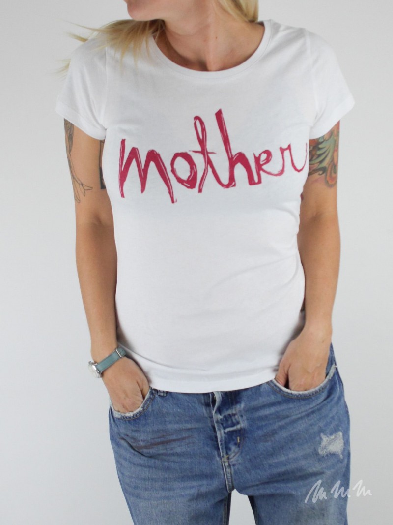 Tričko Dámské Mother Bílé