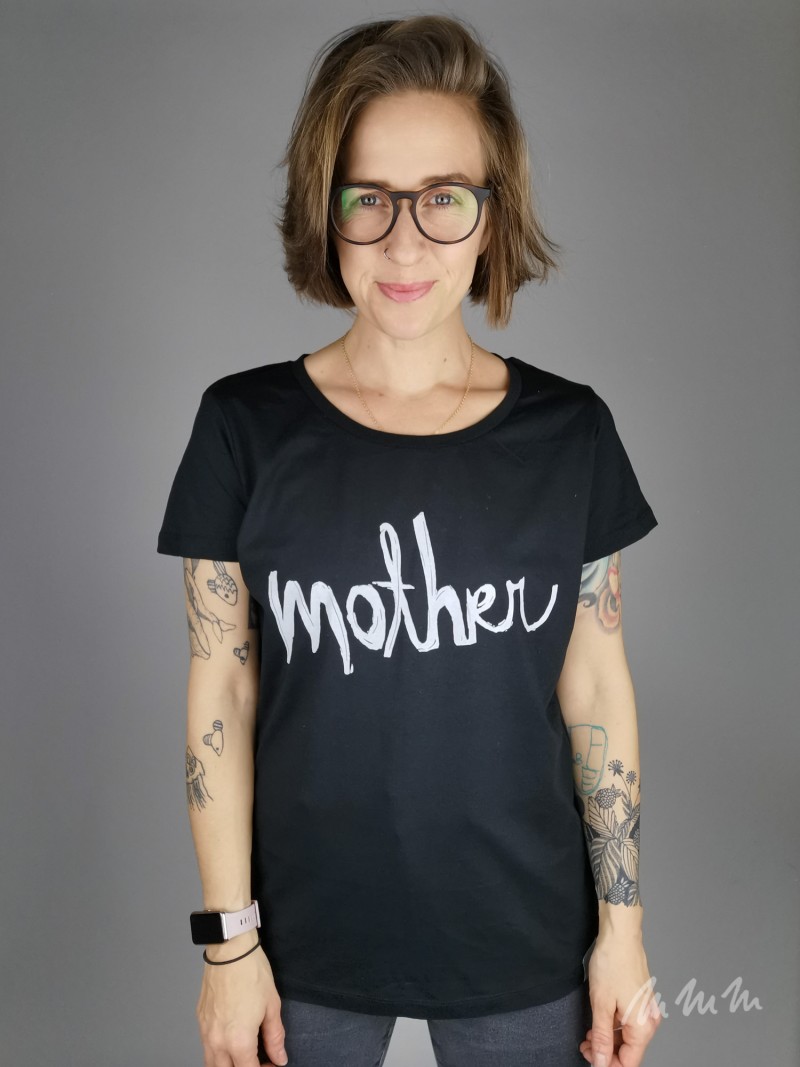 Women's T-Shirt Mother Black
